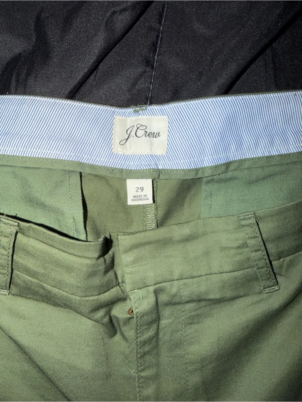 J. Crew Olive Chino Trousers for Men